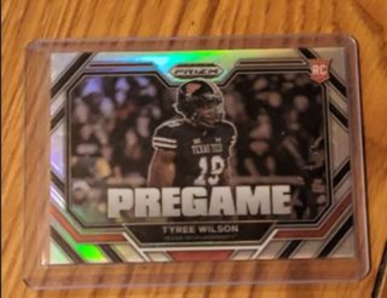 2023 Panini Prizm Draft Picks Tyree Wilson RC Pregame Silver Prizm #PG-13