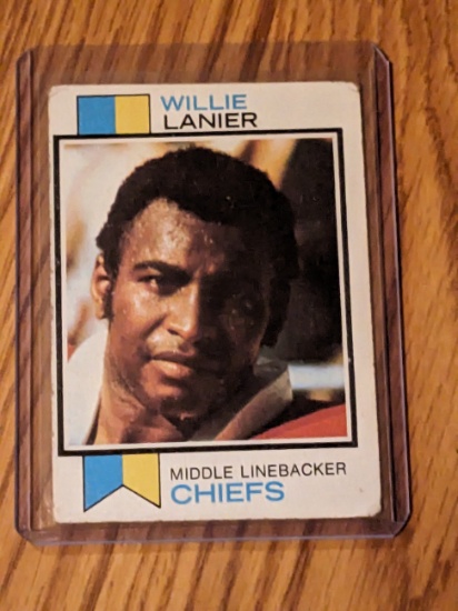 Willie Lanier 1973 Topps Football #410 Hofer