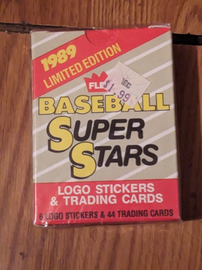 1989 Limited Edition Fleer Baseball Super Stars Sealed 44 Card Set