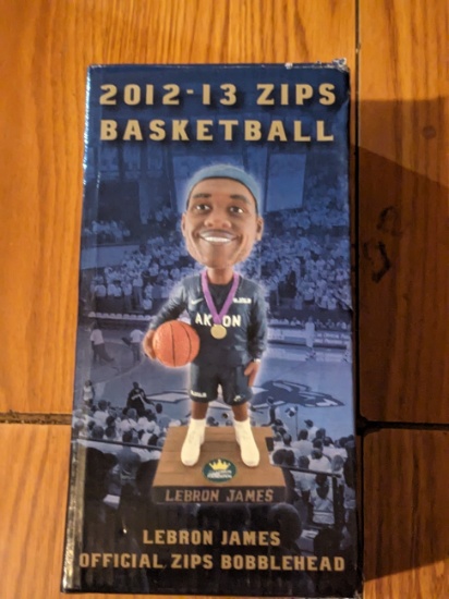 Lebron James 2012-13 zip bobblehead