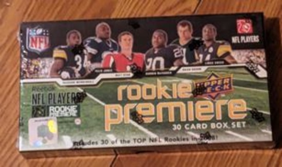 2008 Upper Deck NFL Rookie Premier 30 Card Box Set Factory Sealed