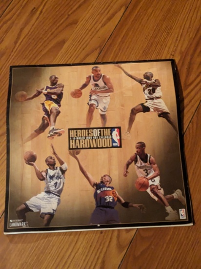 1999 NBA Superstars And Hero’s Of The Hardwood Calendar Vintage