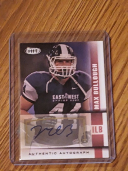 2014 SAGE Hit Auto Max Bullough #A40 Auto
