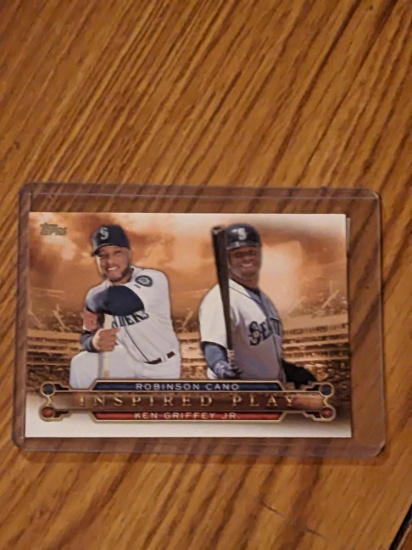 2015 Topps Ken Griffey Jr. / Robinson Cano Inspired Play #I-2