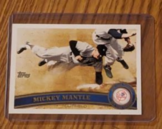 2011 Topps MICKEY MANTLE Card #7 New York Yankees Baseball