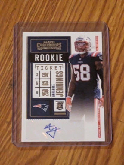 2020 Panini Contenders #189 Anfernee Jennings RC AUTOOpens