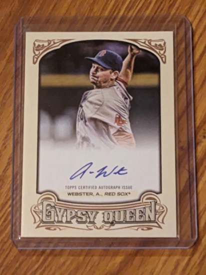2014 Topps Gypsy Queen Allen Webster Autograph Auto Card