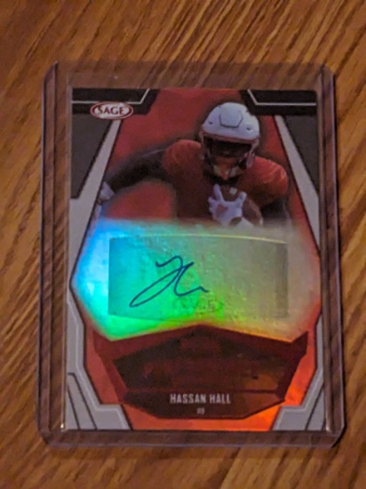 2023 Sage Peak Performance Red Autograph Hassan Hall #PKA-HH2 Auto