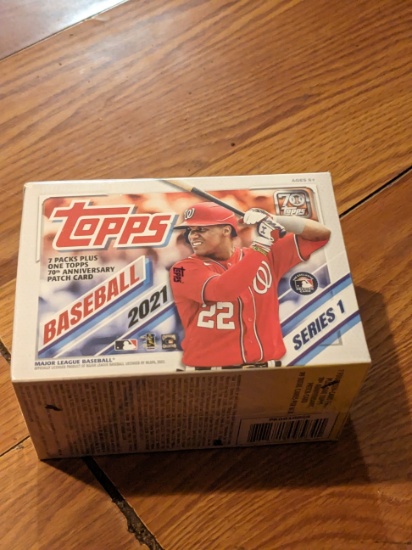 2021 Topps Baseball Series 1 Blaster Box 7 Packs New Sealed Brand New MLB