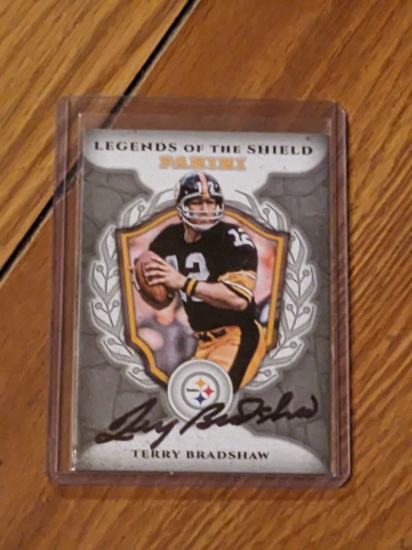 Terry Bradshaw autographed card w/coa