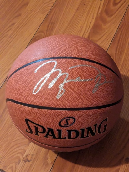 Michael Jordan Autographed basketball with coa