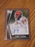2022 Sage High Series Football Base BLACK Auto #A-SJ Storey Jackson Liberty