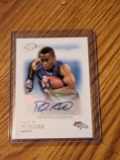 2011 Topps Gridiron Legends Rookie Auto Blue Rahim Moore #RA-RMO Rookie Auto RC