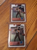 x2 lot both being 2022 Panini Donruss Optic Desmond Ridder RC # 202's