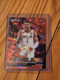 2023-24 Panini Prizm Draft Picks Fearless Red Ice Keyonte George #14 Rookie RC