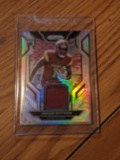 2022 Prizm Jahan Dotson RC Rookie Gear Patch #RG-JD silver prizm Washington Commanders
