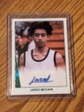 JARED MCCAIN 2021-22 Leaf Memories #BA-JMC green AUTO DUKE 5 Star Recruit