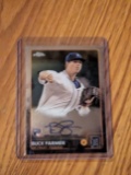 2015 Topps Chrome Rookie Auto Buck Farmer #AR-BFR Rookie Auto RC