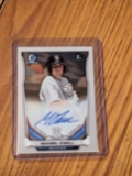 Michael O'Neill Yankees Signed 2014 Bowman Chrome 1st Baseball Card BCAP-MO Auto