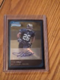 Tye Hill # 266 signed auto 2006 Topps Bowman Chrome Rookie Football Card