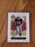 Randy Moss autographed card w/coa