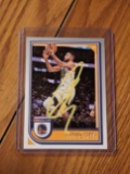 Stephen curry autographed card w/coa