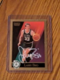 Larry Bird autographed card w/coa