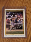 Barry Bonds autographed card w/coa