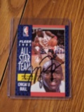 Michael Jordan autographed card w/coa