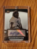 2008 Bowman Sterling Chauncey Washington Auto RC #126 Jacksonville Jaguars