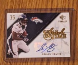 Selvin Young 2009 SP Threads #SIT-SY Stitch in Time Autographs Auto