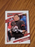 Tom Brady autographed card w/coa