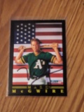 Mark Mcgwire autographed card w/coa