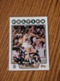Larry Bird autographed card w/coa