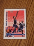John Stockton autographed card w/coa