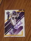 Randy Moss autographed card w/coa