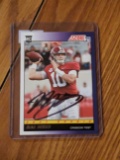 Mac Jones RC autographed card w/coa