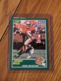 Jerry Rice autographed card w/coa