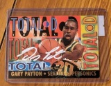 Gary Payton autographed card w/coa