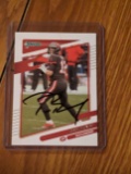 Tom Brady autographed card w/coa