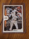 Barry Bonds autographed card w/coa