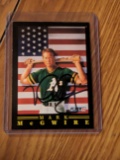 Mark Mcgwire autographed card w/coa