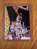 Chris Webber autographed card w/coa
