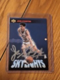 John Stockton autographed card w/coa