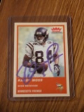 Randy Moss autographed card w/coa