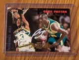 Gary Payton autographed card w/coa