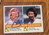 Mike Schmidt autographed card w/coa