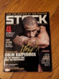 Colin Kaepernick autographed magazine with coa