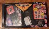 Sealed 3 ring mlb binder with sports case, 