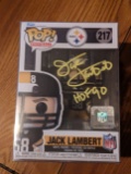 Jack Lambert autographed funko figure with coa